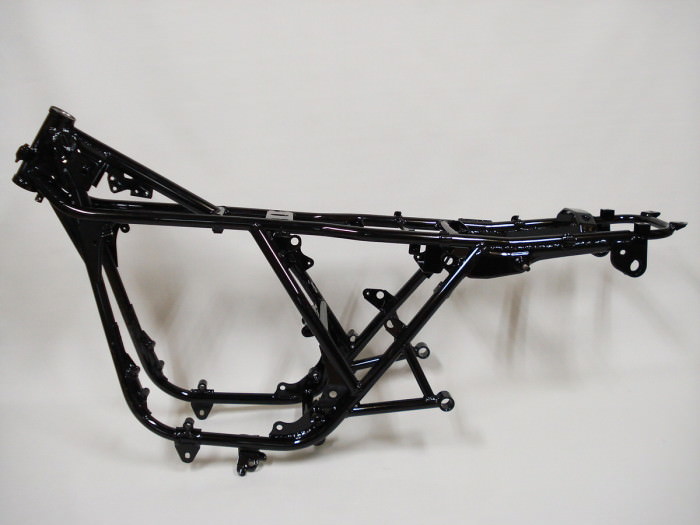 カワサキZフレーム塗装：パウダーコート