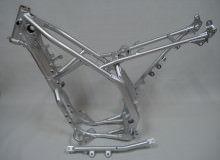 カワサキモトクロスフレーム：ダイヤモンドコーティング