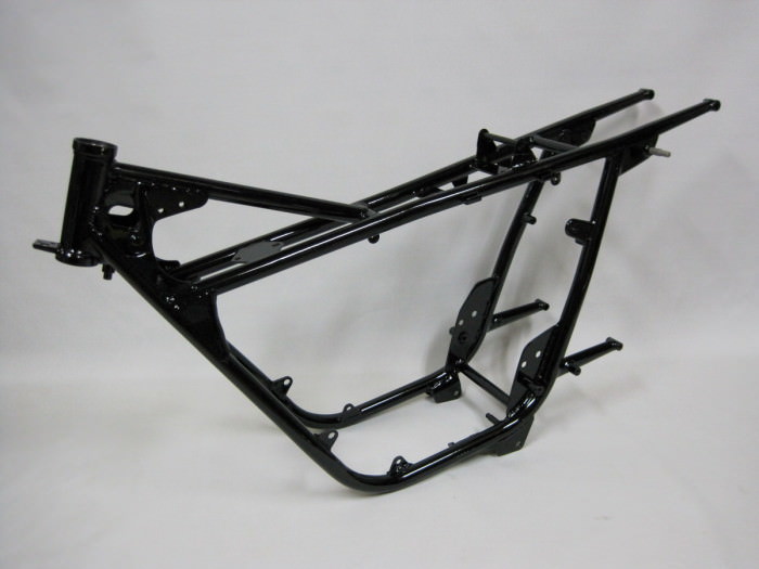 ホンダフレーム塗装：パウダーコート