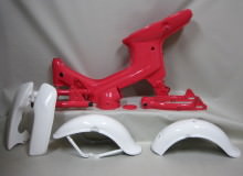 ホンダシャリーフレーム等塗装：パウダーコート