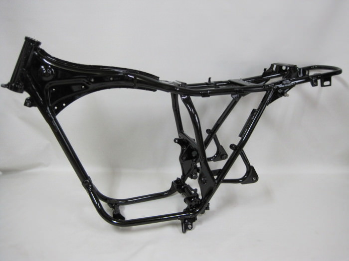 ホンダCB400Fフレーム塗装：パウダーコート