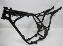 ヤマハSR400フレーム塗装：パウダーコート