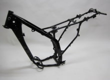 モトクロスフレーム塗装：パウダーコート