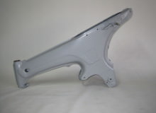 ホンダダックスフレーム塗装：パウダーコート