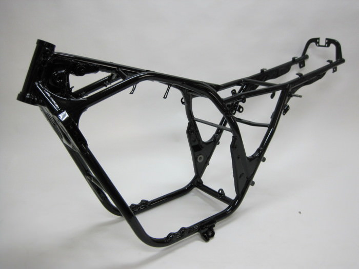 スズキGSX1100S刀フレーム塗装：ダイヤモンドコーティング