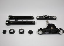 ハーレーダビッドソンアウターチューブ等塗装：ダイヤモンドコーティング