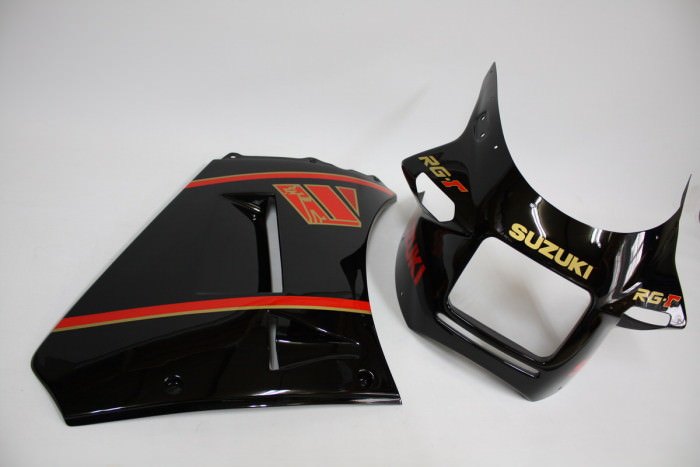 スズキガンマ250外装塗装：純正再現塗装