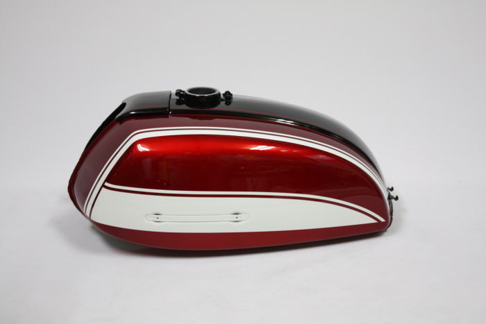 スズキGT750外装塗装：純正再現塗装