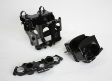 カワサキZフレーム付属部品塗装：パウダーコート