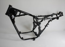 カワサキZ1000フレーム塗装：ダイヤモンドコーティング