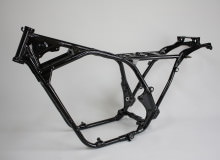 カワサキZ1000フレーム塗装：ダイヤモンドコーティング