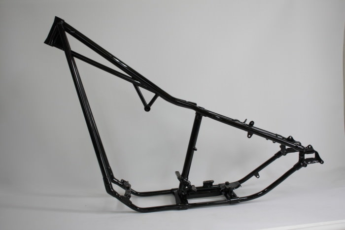 ハーレーダビッドソンフレーム塗装：ダイヤモンドコーティング