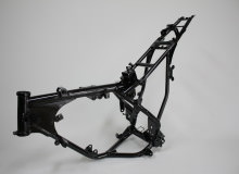 バイクフレーム塗装：ダイヤモンドコーティング