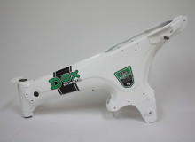 ホンダダックスDAXフレーム塗装：パウダーコート