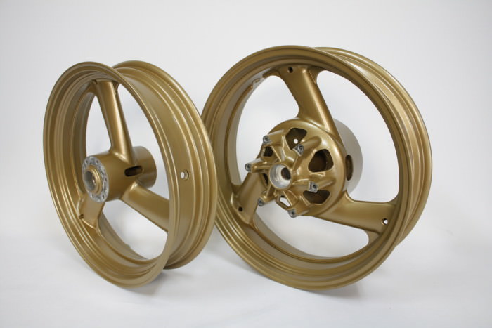 ホンダCB1100Rホイール塗装：パウダーコート