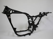 カワサキZ1000Rフレーム塗装：ダイヤモンドコーティング