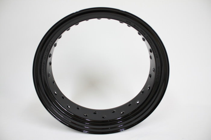 ヤマハTW200ホイール塗装：パウダーコート