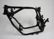 カワサキGPZ900Rフレーム塗装：ダイヤモンドコーティング