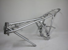 DUCATIフレーム塗装：ダイヤモンドコーティング