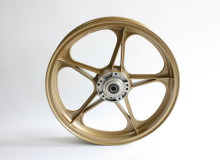 ドゥカティホイール塗装：パウダーコート