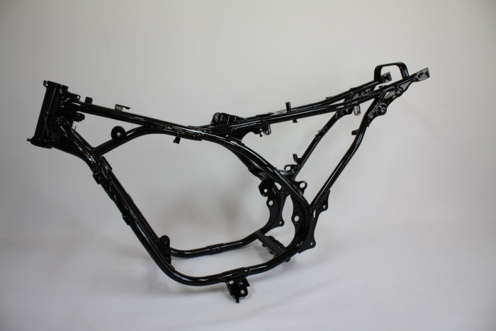 ヤマハRZ250フレーム塗装：ダイヤモンドコーティング