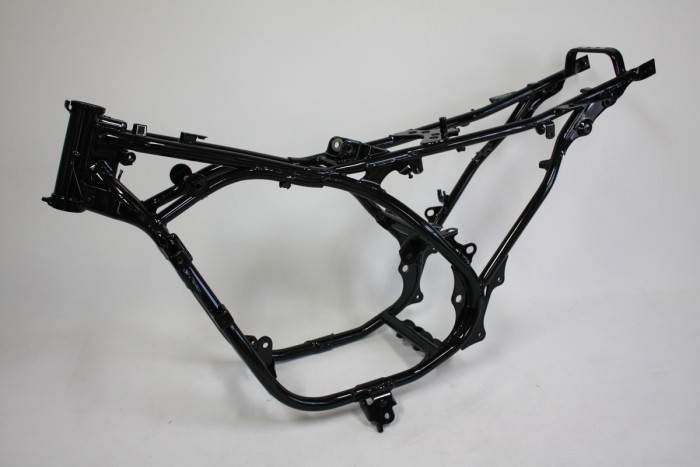 ヤマハRZ250フレーム塗装：ダイヤモンドコーティング