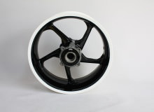 カワサキZZR1100マグネシウムホイール塗装：ダイヤモンドコーティング