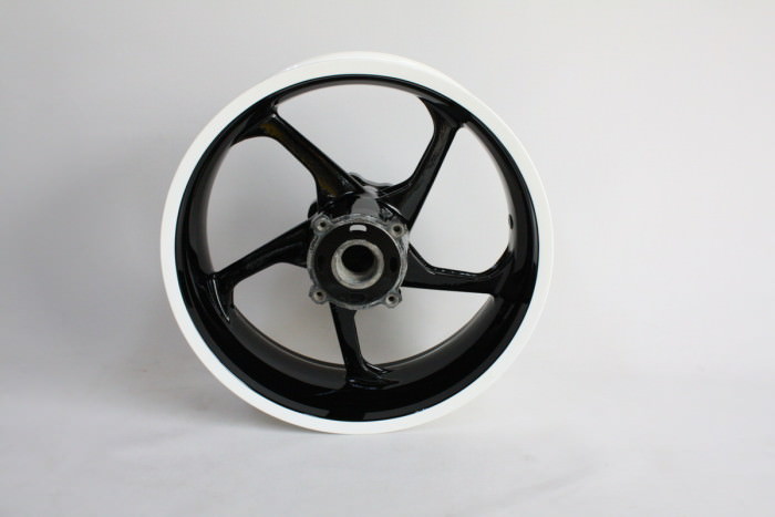 カワサキZZR1100マグネシウムホイール塗装：ダイヤモンドコーティング