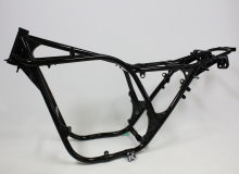 カワサキZ1フレーム塗装：ダイヤモンドコーティング