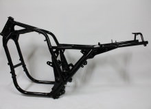 ホンダCB1000SFフレーム塗装：パウダーコート