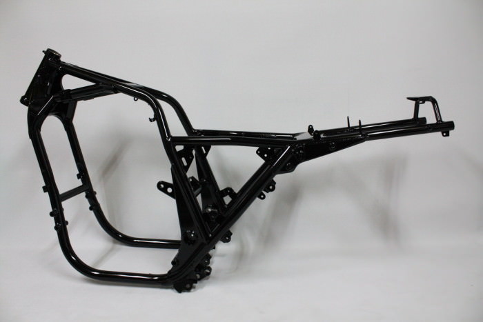 ホンダCB1000SFフレーム塗装：パウダーコート