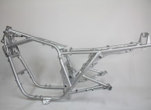 スズキGSX1100Sフレーム塗装：ダイヤモンドコーティング