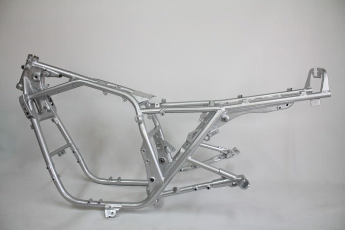 スズキGSX1100Sフレーム塗装：ダイヤモンドコーティング