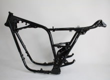 ヤマハXS650SPフレーム塗装：パウダーコート