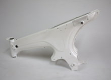 ホンダDAXフレーム塗装：ダイヤモンドコーティング