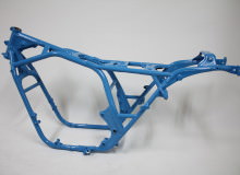 ホンダCB1100Rフレーム塗装：ダイヤモンドコーティング