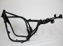 カワサキZフレーム塗装：ダイヤモンドコーティング