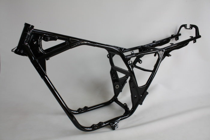 スズキGSX1100Sフレーム塗装：パウダーコート