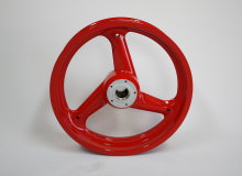 BUELLホイール塗装：パウダーコート