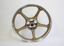 カワサキZ1000ホイール塗装：パウダーコート