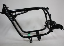 BMW　R100フレーム塗装：パウダーコート