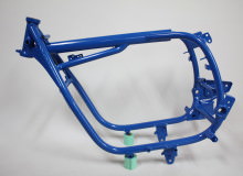 BMWバイクフレーム塗装：パウダーコート