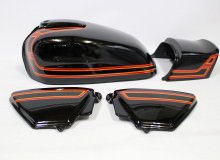 スズキGS750外装塗装：純正再現塗装