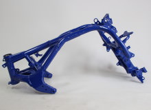 カワサキGPZ900Rフレーム塗装：パウダーコート