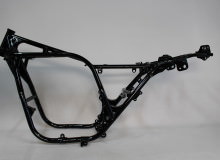 カワサキZ750フレーム塗装：パウダーコート