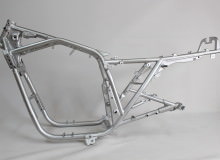 スズキGSX1100Sフレーム塗装：ダイヤモンドコーティング