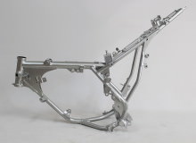 カワサキKSR-2フレーム塗装：ダイヤモンドコーティング