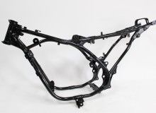 ヤマハRZ250フレーム塗装：ダイヤモンドコーティング