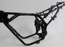 バイクフレーム塗装：ダイヤモンドコーティング