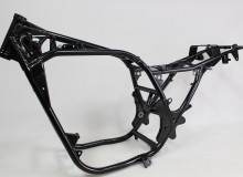 カワサキZフレーム塗装：パウダーコート